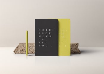 PSD Notebook Mockup Set Vol. 2