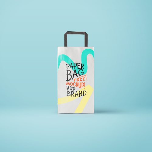 Paper Bag Mockup PSD