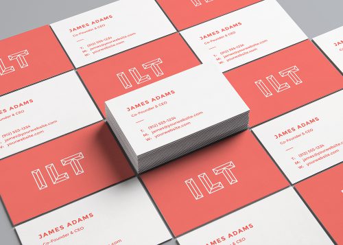 Perspective Business Cards Mockup Vol. 2