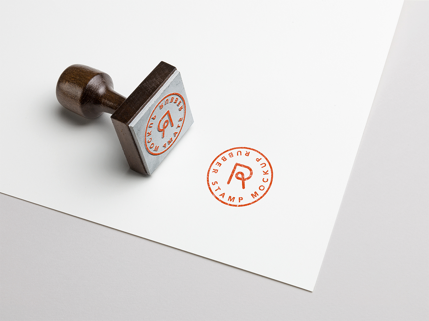 Rubber Stamp PSD Mockup Vol. 3