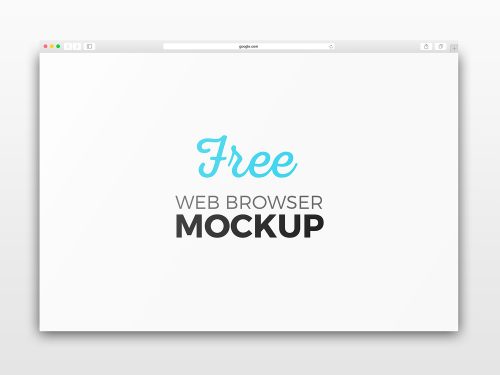 Safari Web Browser Photoshop Mockup Set