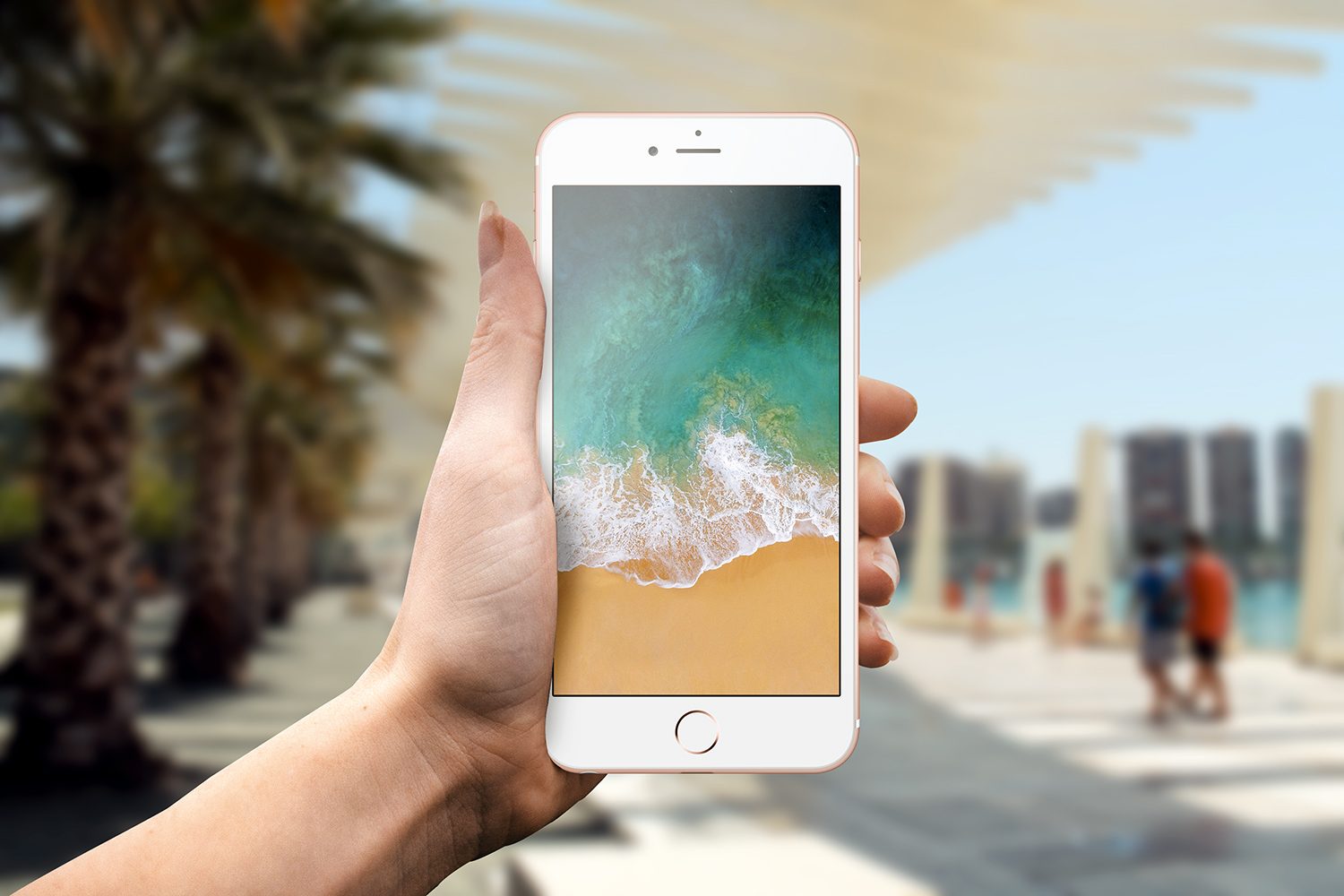 Set of Outdoor iPhone Mockups