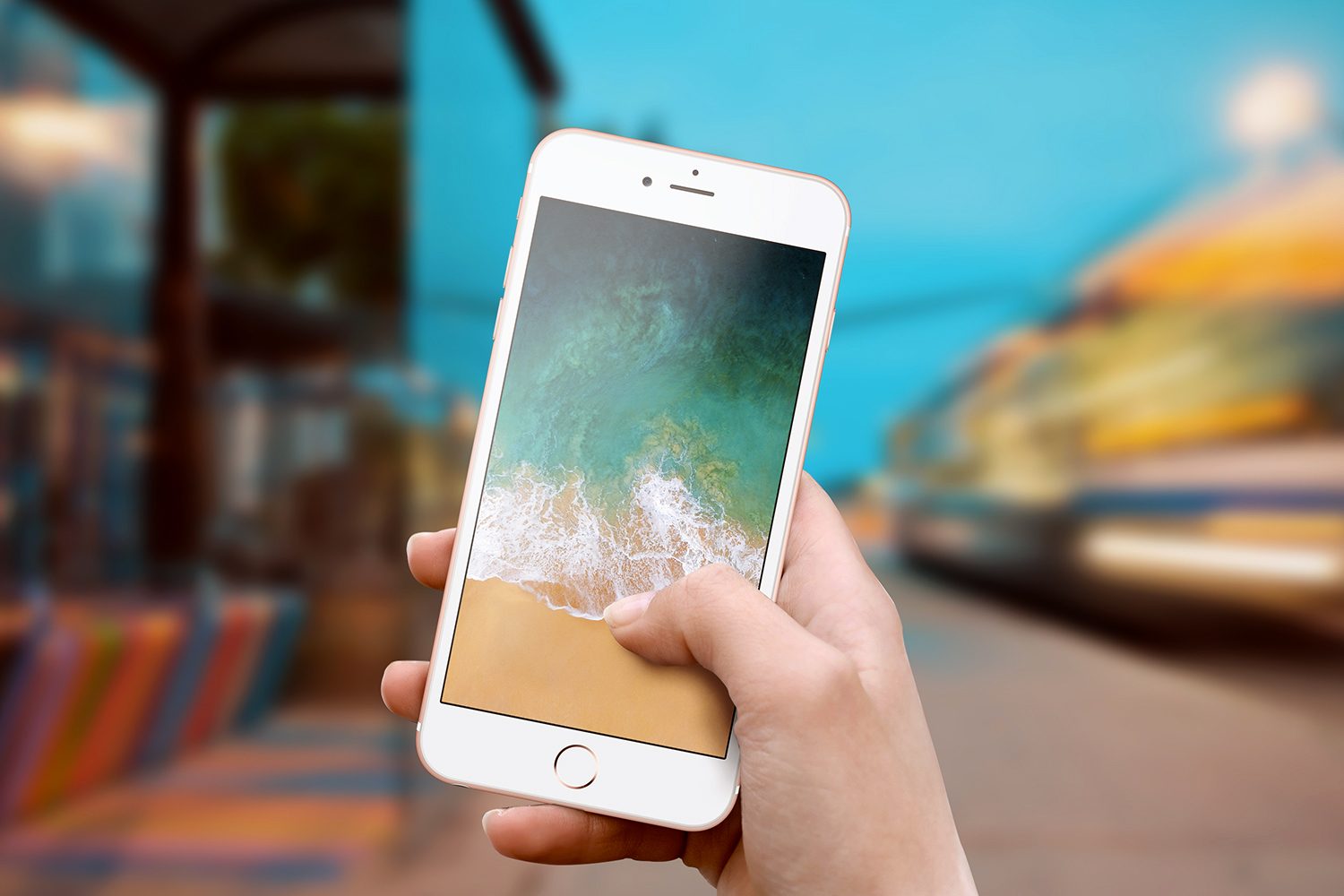 Set of Outdoor iPhone Mockups