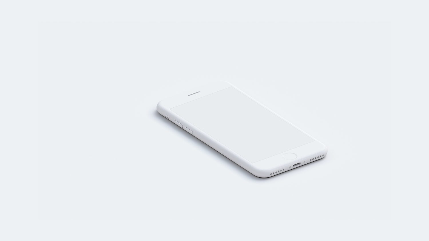 Set of White Clay iPhone Mockups