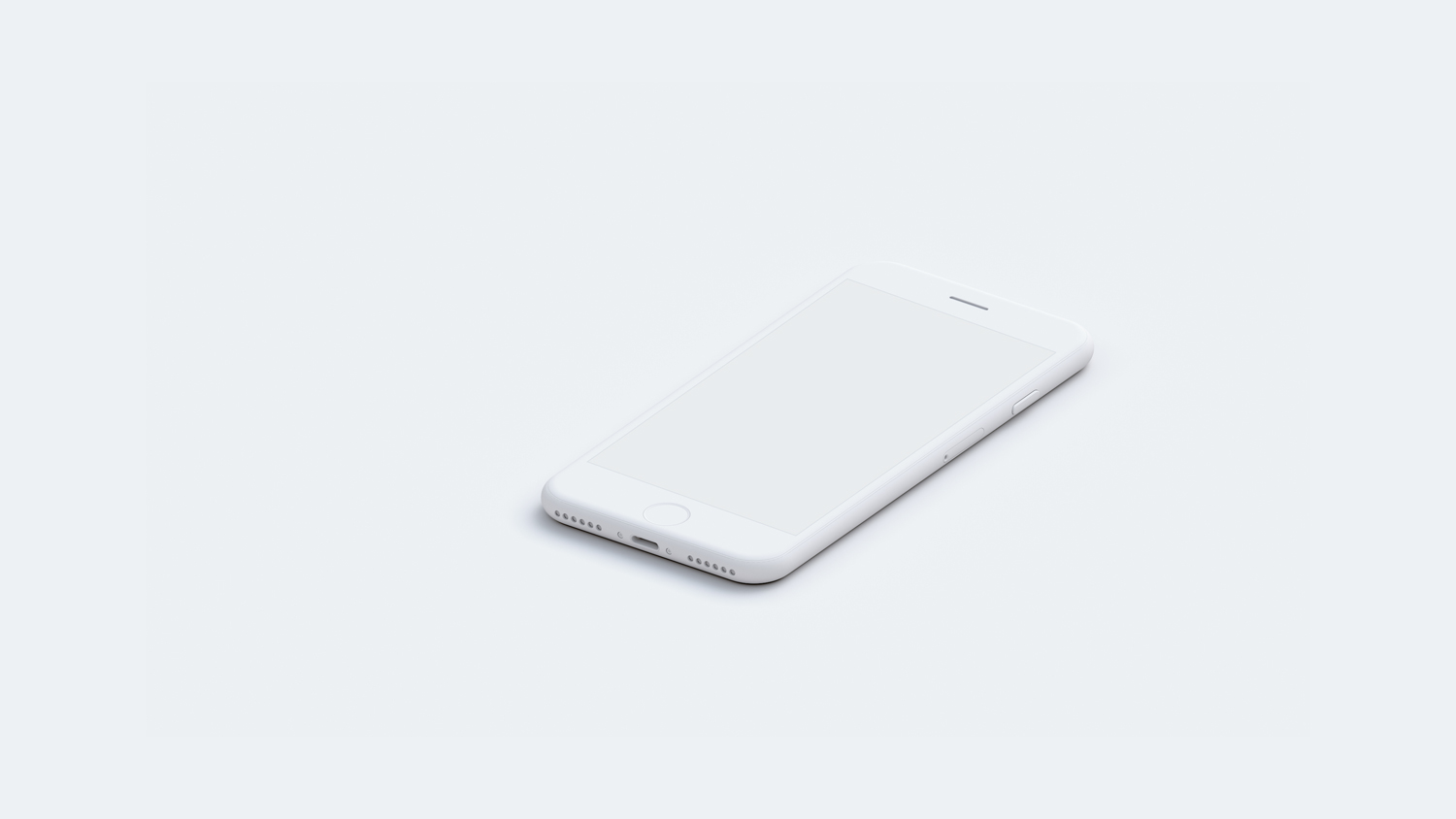 Set of White Clay iPhone Mockups