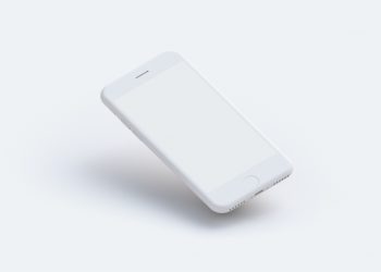 Set of White Clay iPhone Mockups