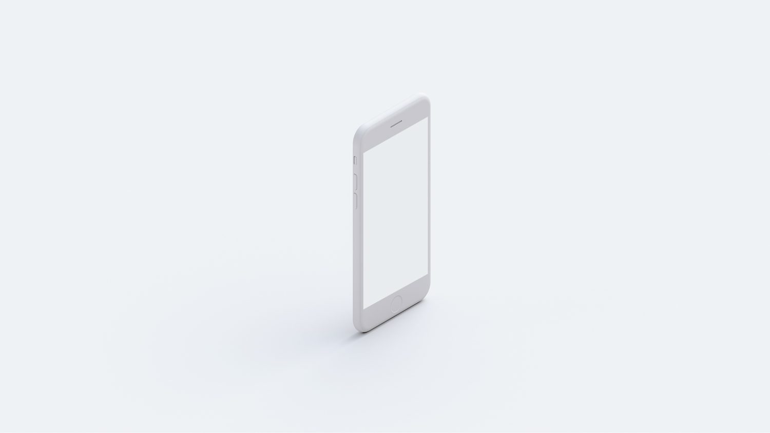 Set of White Clay iPhone Mockups