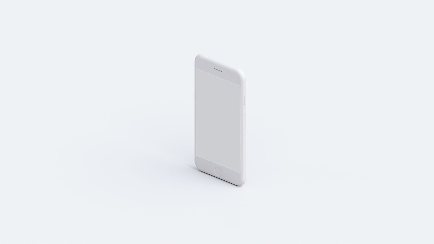 Set of White Clay iPhone Mockups