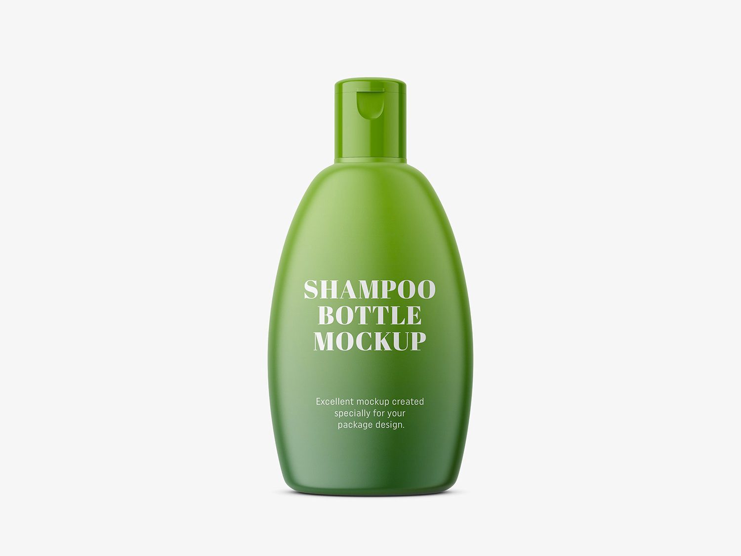 Shampoo Bottle Packaging PSD Mockup