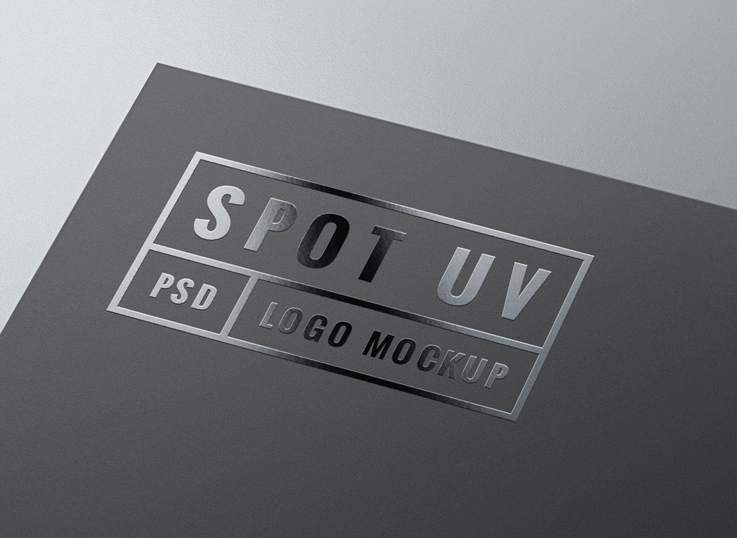 Spot UV Logo Mockup