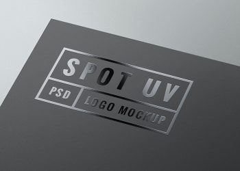 Spot UV Logo Mockup