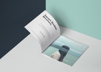 Square Brochure Mockup