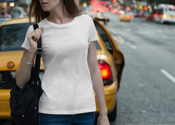 Male & Female T-Shirt Mockup