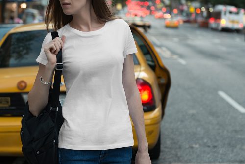 Male & Female T-Shirt Mockup