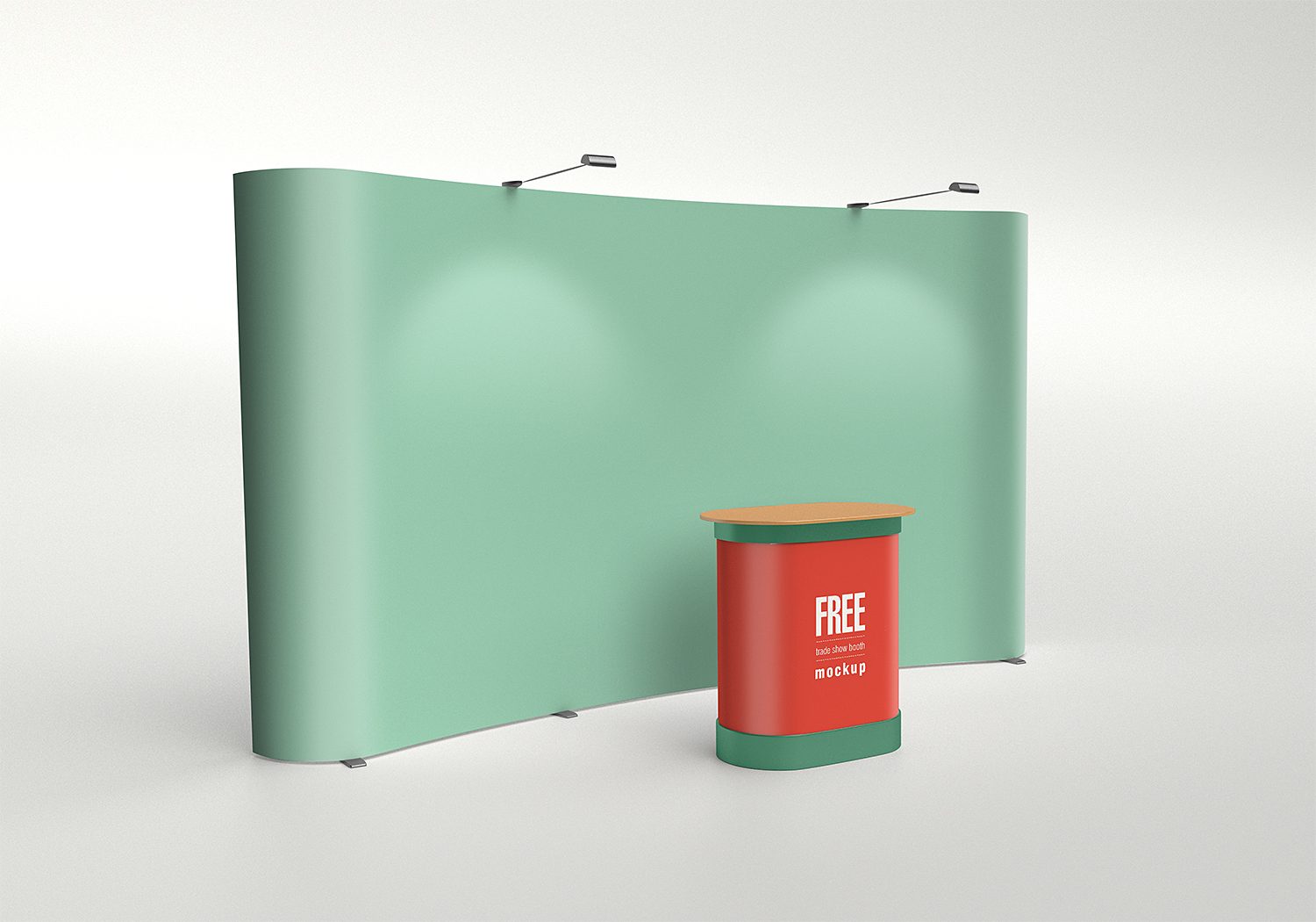 Trade Show Booth Mockup PSD