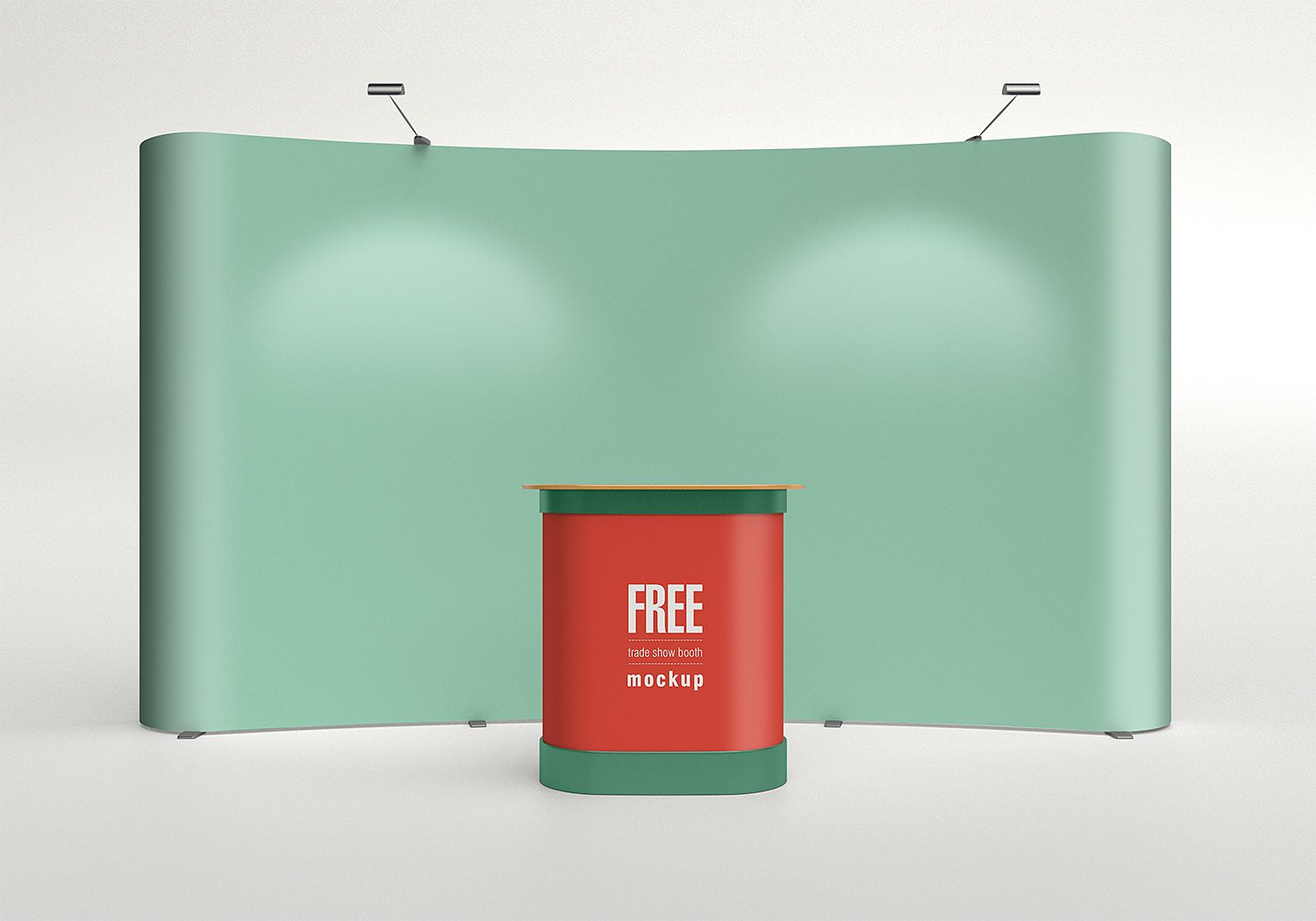 Trade Show Booth Mockup PSD