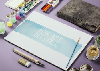 Watercolor Paint Mockup