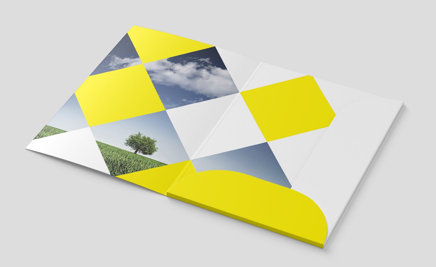 A4 Document Folder Mock-Up