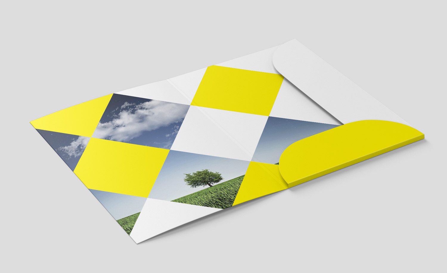 A4 Document Folder Mock-Up