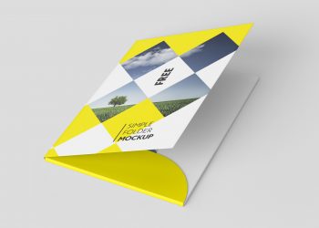 A4 Document Folder Mock-Up