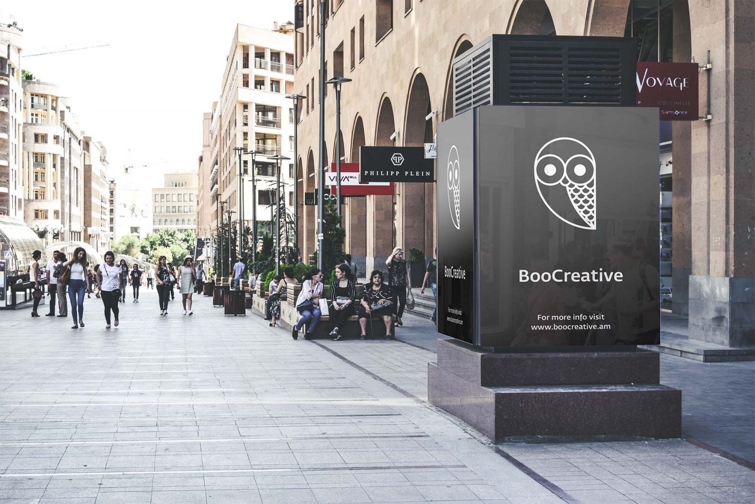 Boocreative Billboard Mockup PSD