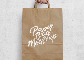 Brown Paper Bag Mockup