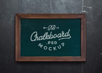 Chalkboard Mockup PSD