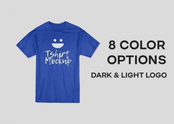 Cotton T-Shirt Mockup PSD