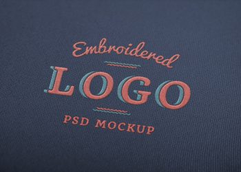 Embroidered Logo Mockup