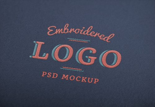 Embroidered Logo Mockup