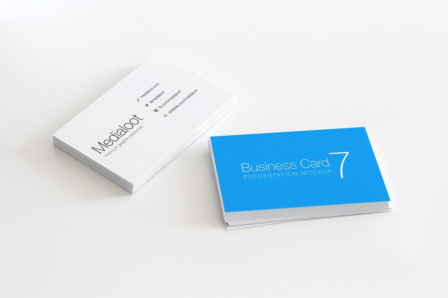 Free Business Card PSD Mockup