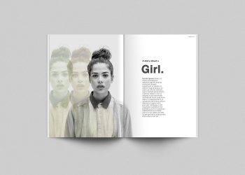 Free Magazine PSD Mock