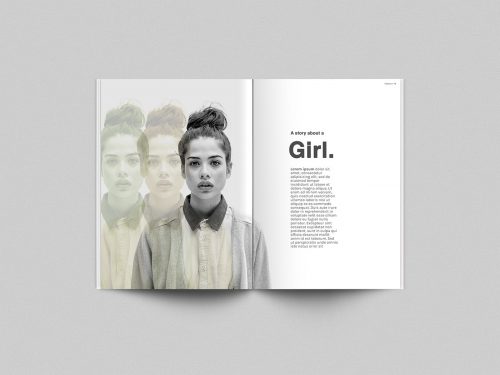 Free Magazine PSD Mock