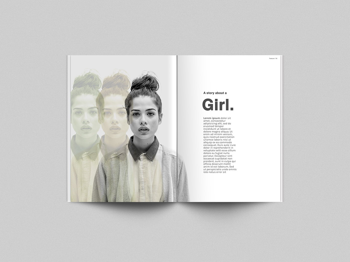 Free Magazine PSD Mock