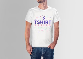 Free Male T-Shirt Mockup PSD