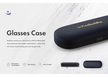 Glasses Case Mockup Set