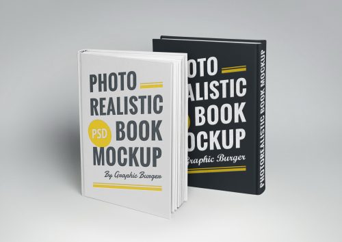 Hardcover Book PSD Mockup