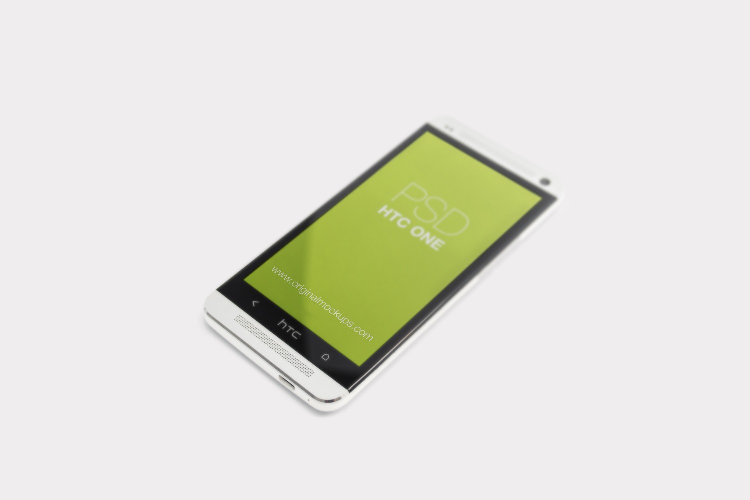 HTC One Free PSD Mockup