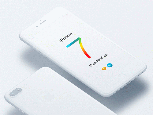 iPhone 7 Free PSD & Sketch Mockup