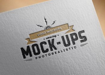 Logo Mock-Up Exclusive Paper Edition