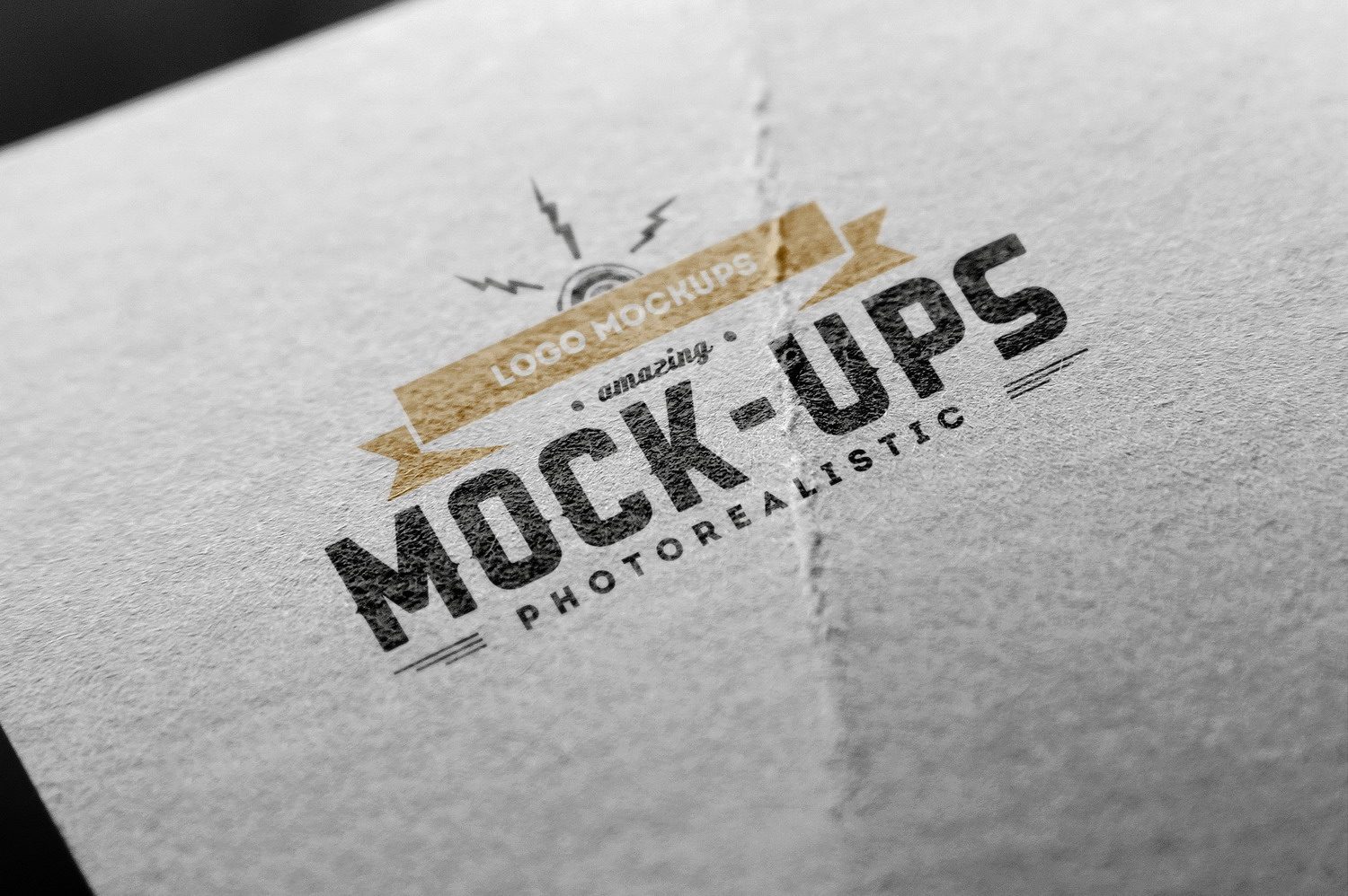 Logo Mock-Up Exclusive Paper Edition