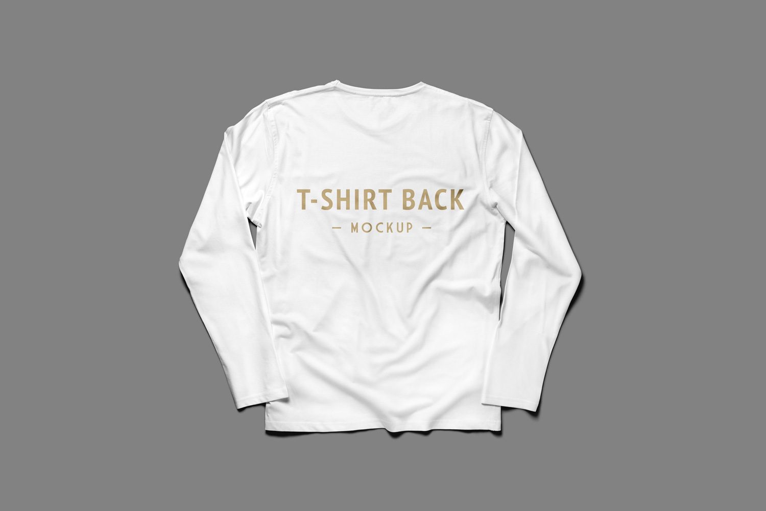 Long Sleeve T-Shirt Mockup PSD