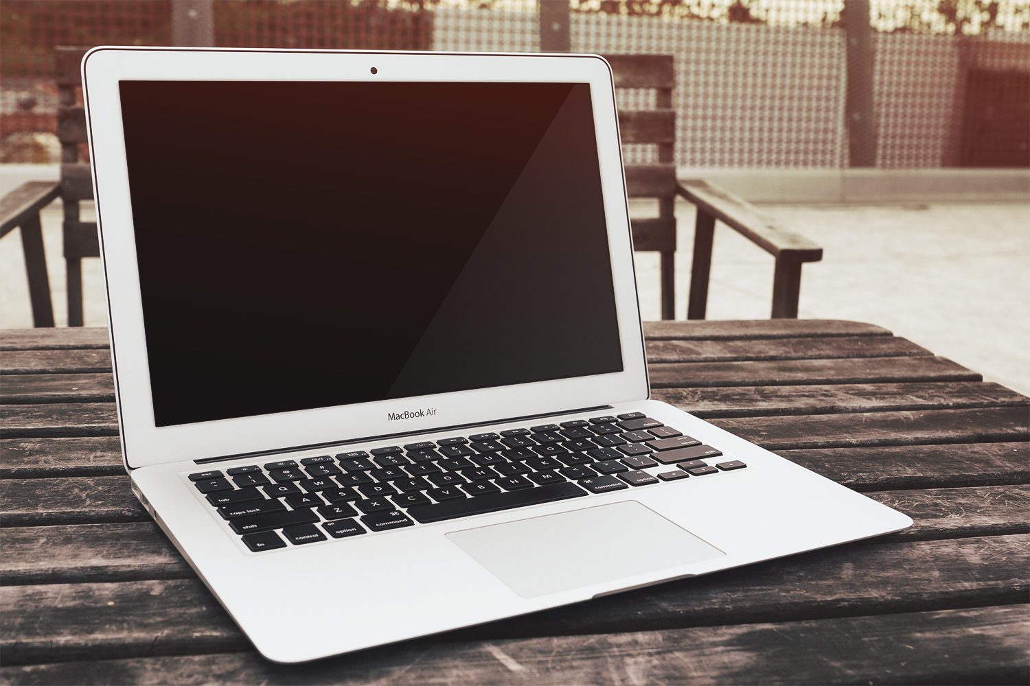 MacBook Air Free PSD Mockup