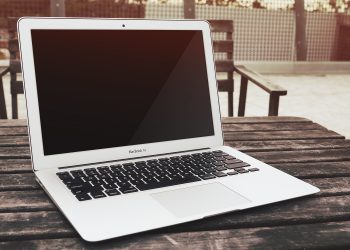 MacBook Air Free PSD Mockup