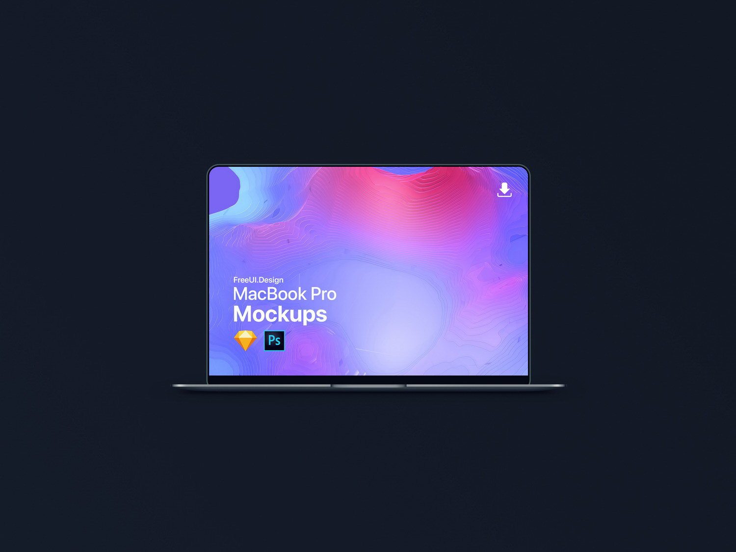 Isometric MacBook Pro 15'' Mockup | Free PSD Template | PSD Repo