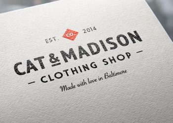 Natural Paper Printed Logo Mockup