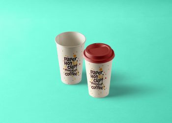 Paper Hot Cup Mockup Template