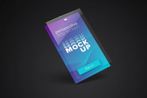 Perspective App Screen Mockup