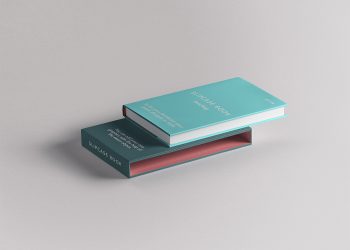 Slipcase Book Mockup PSD