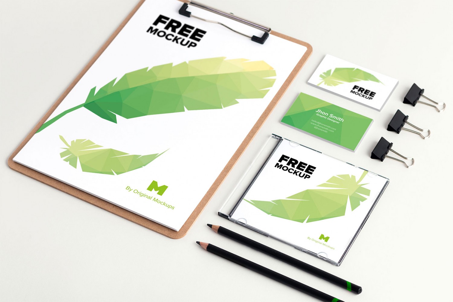 Stationery PSD Mockup